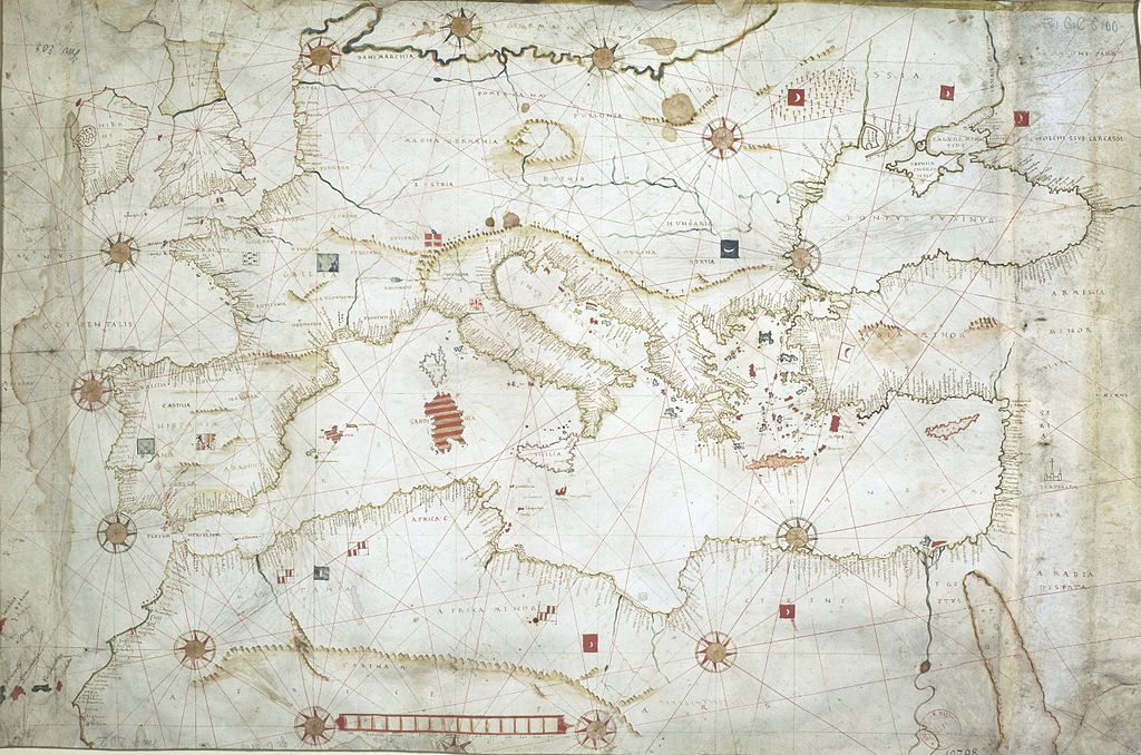 Carte_de_la_Mer_Méditerranée,_de_la_Mer_Noire_et_de_l'Océan_Atlantique_nord-est._1524
