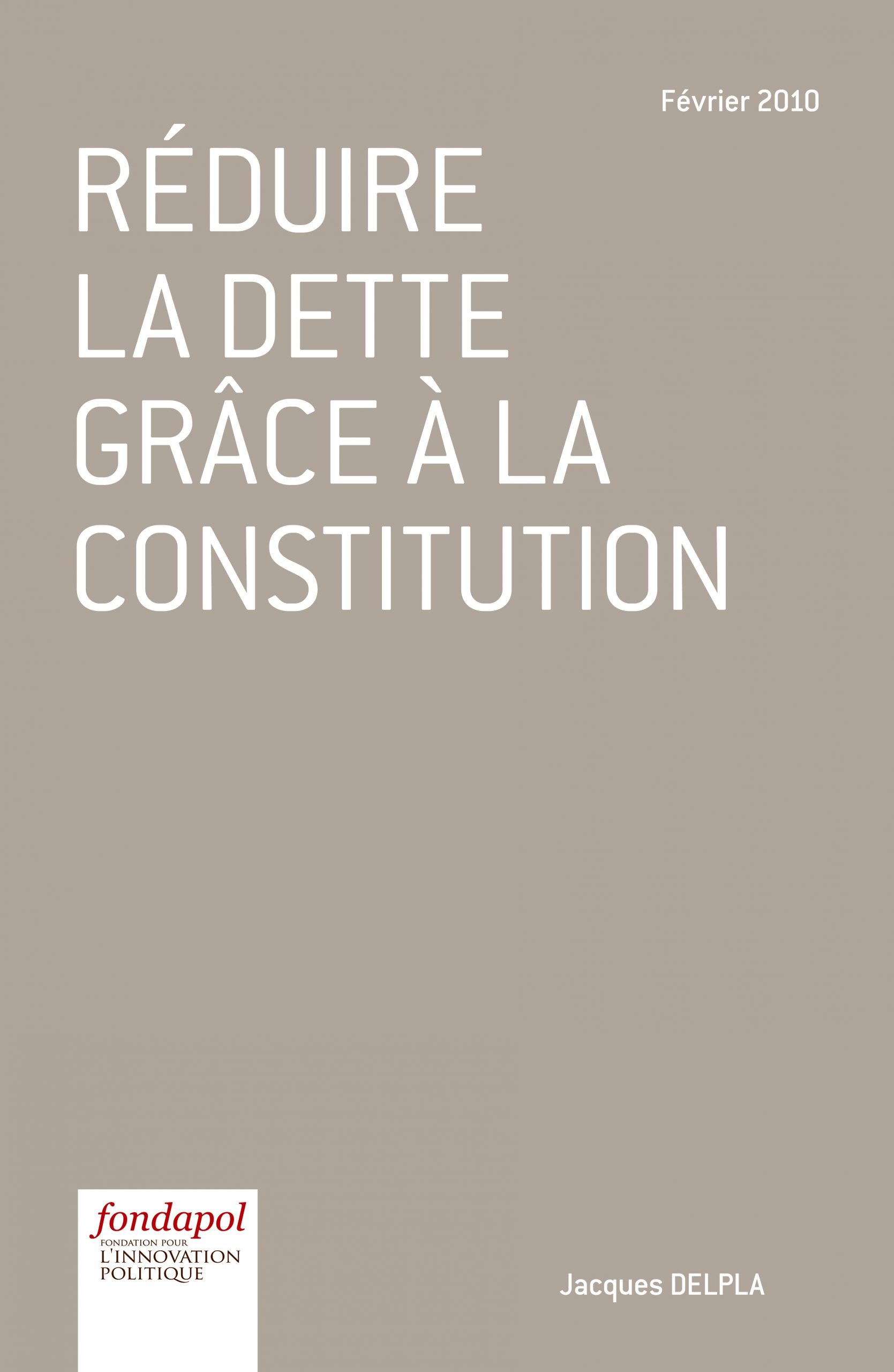 Un Deficit Public Est Il Toujours Mauvais Réduire la dette grâce à la Constitution : créer une règle budgétaire en  France - Fondapol